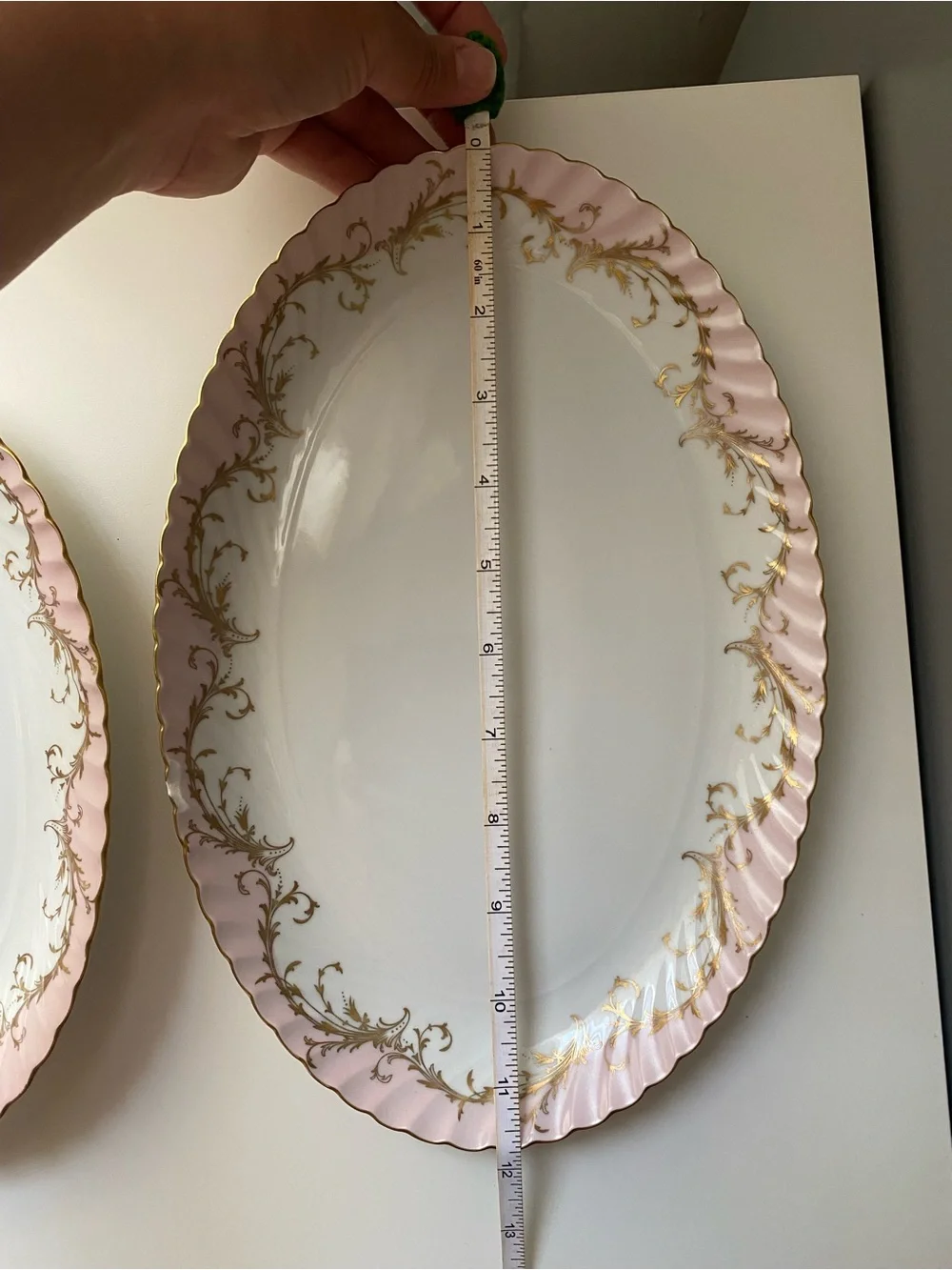 Royal Bayreuth Germany set of two oval platters
